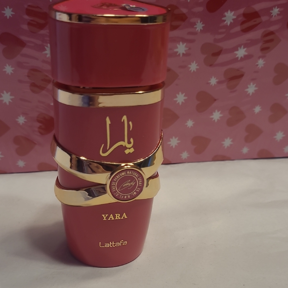 Lattafa Yara Full Size Pink and Gold Perfume New With No Box
